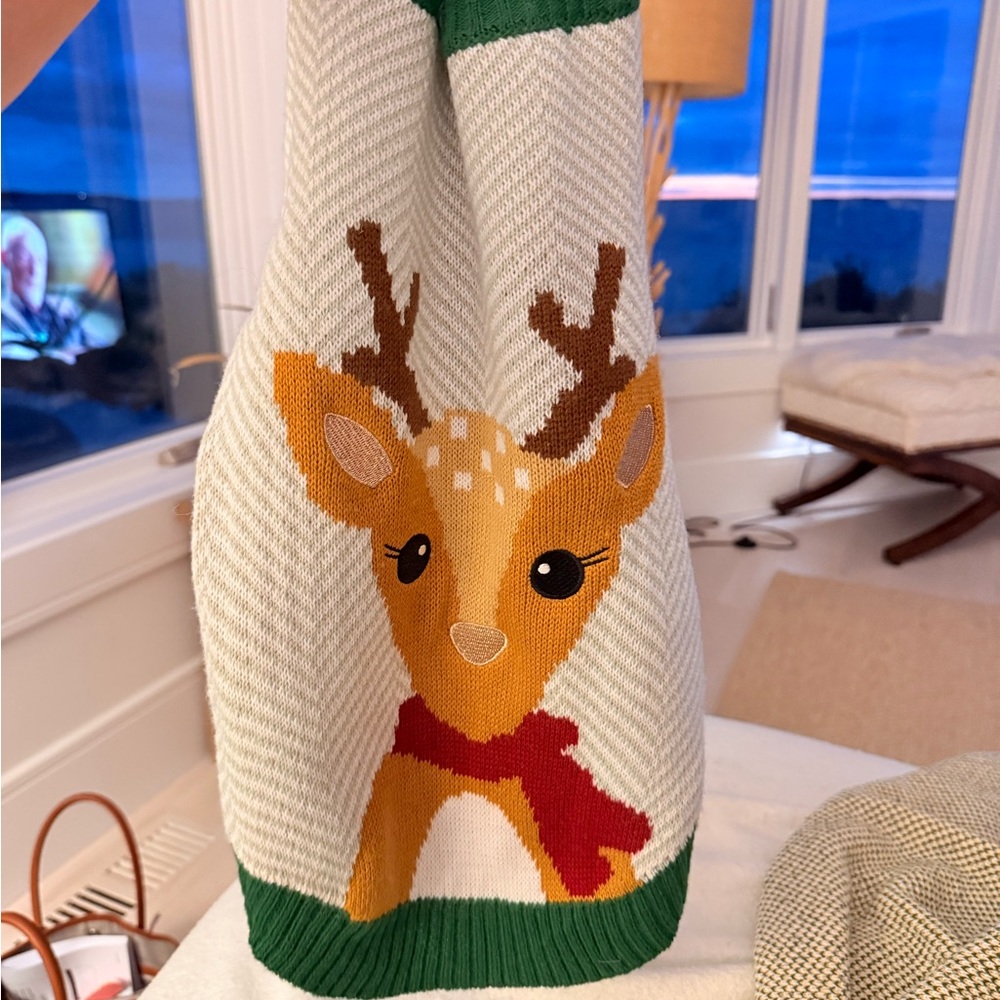 Reindeer Sweater for a Dog